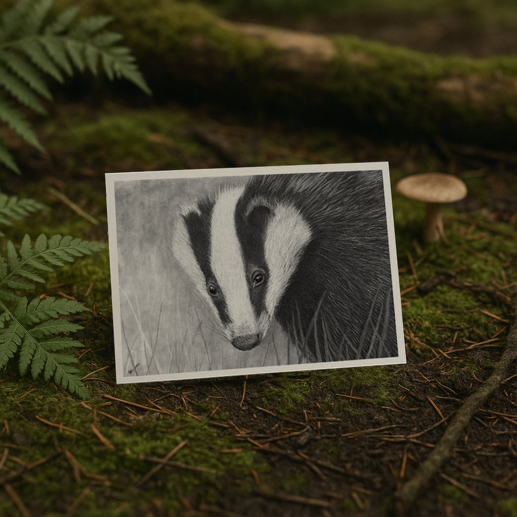 Burrowpoise - Badger Notecard