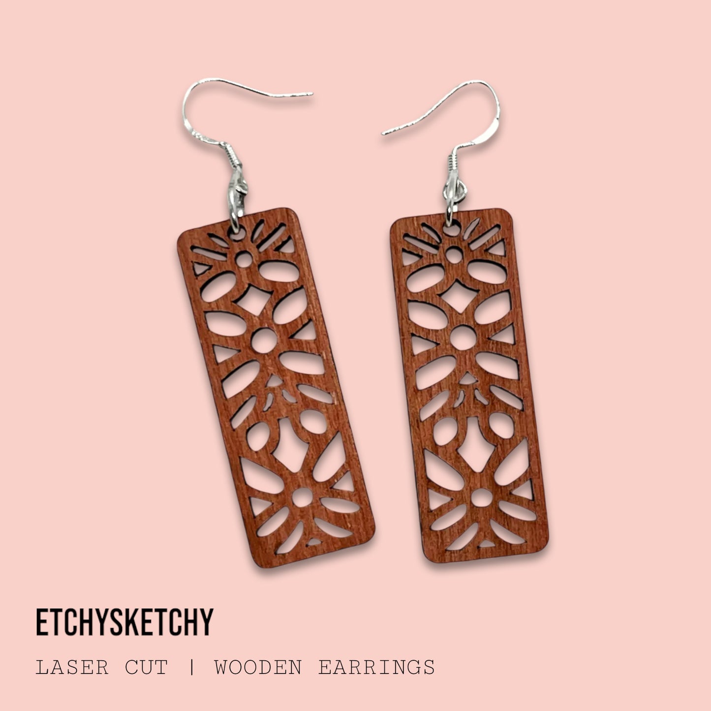 Earrings - Wooden - Organic 002