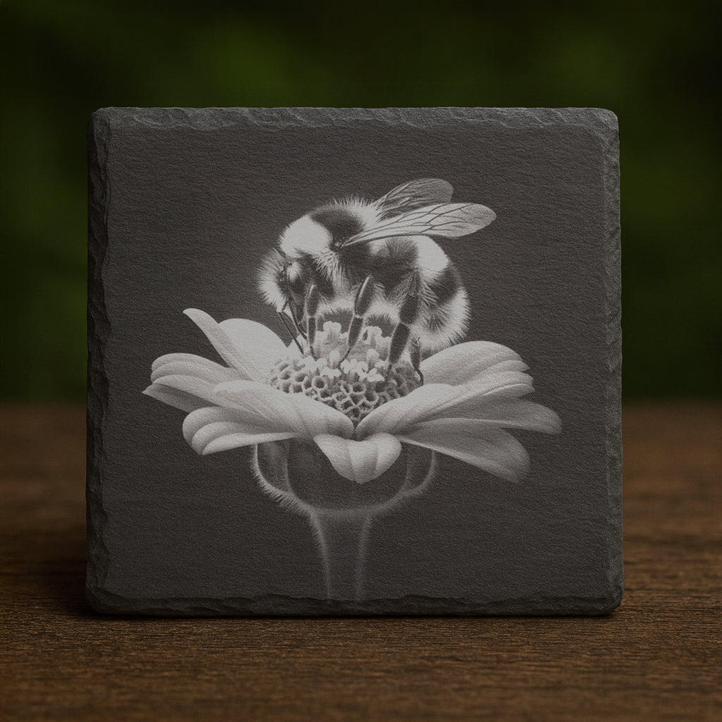 Slate Coaster - Bumblebee 001
