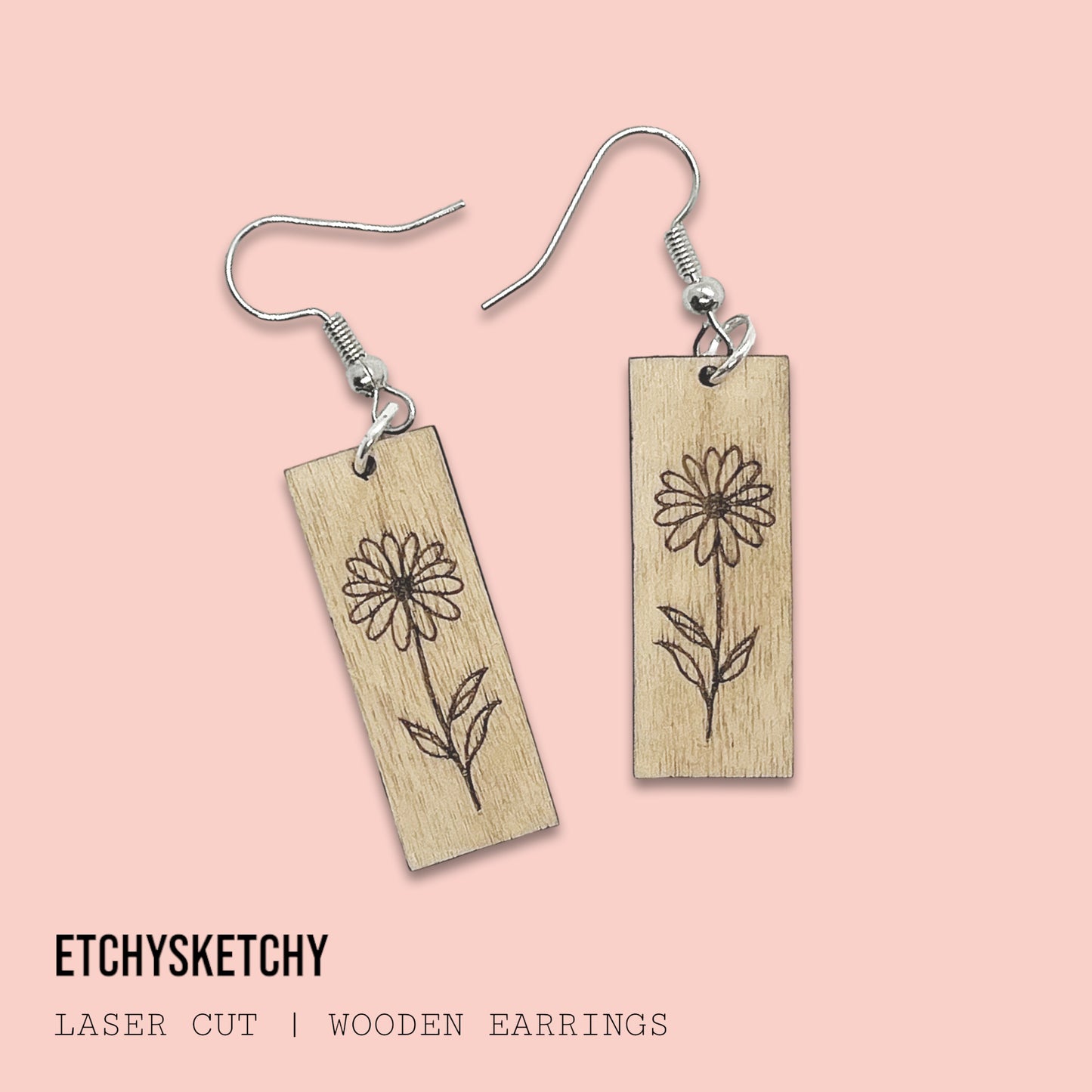 Earrings - Wooden - Organic 005