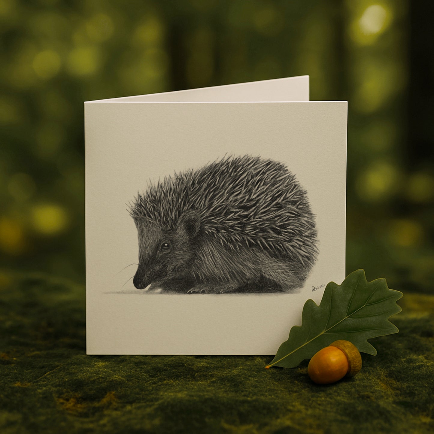 Needlefold - Hedgehog Card