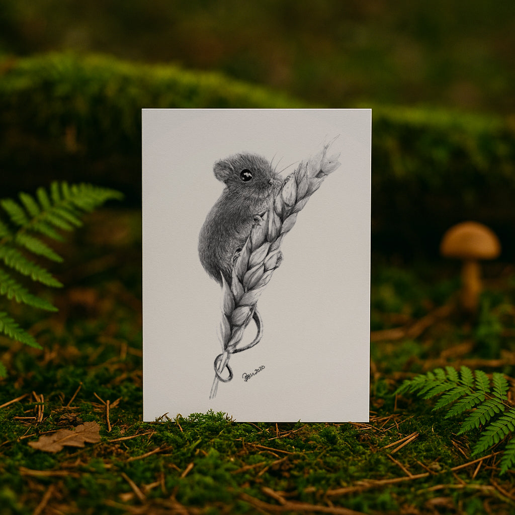 Wheatgrasp - Mouse Notecard