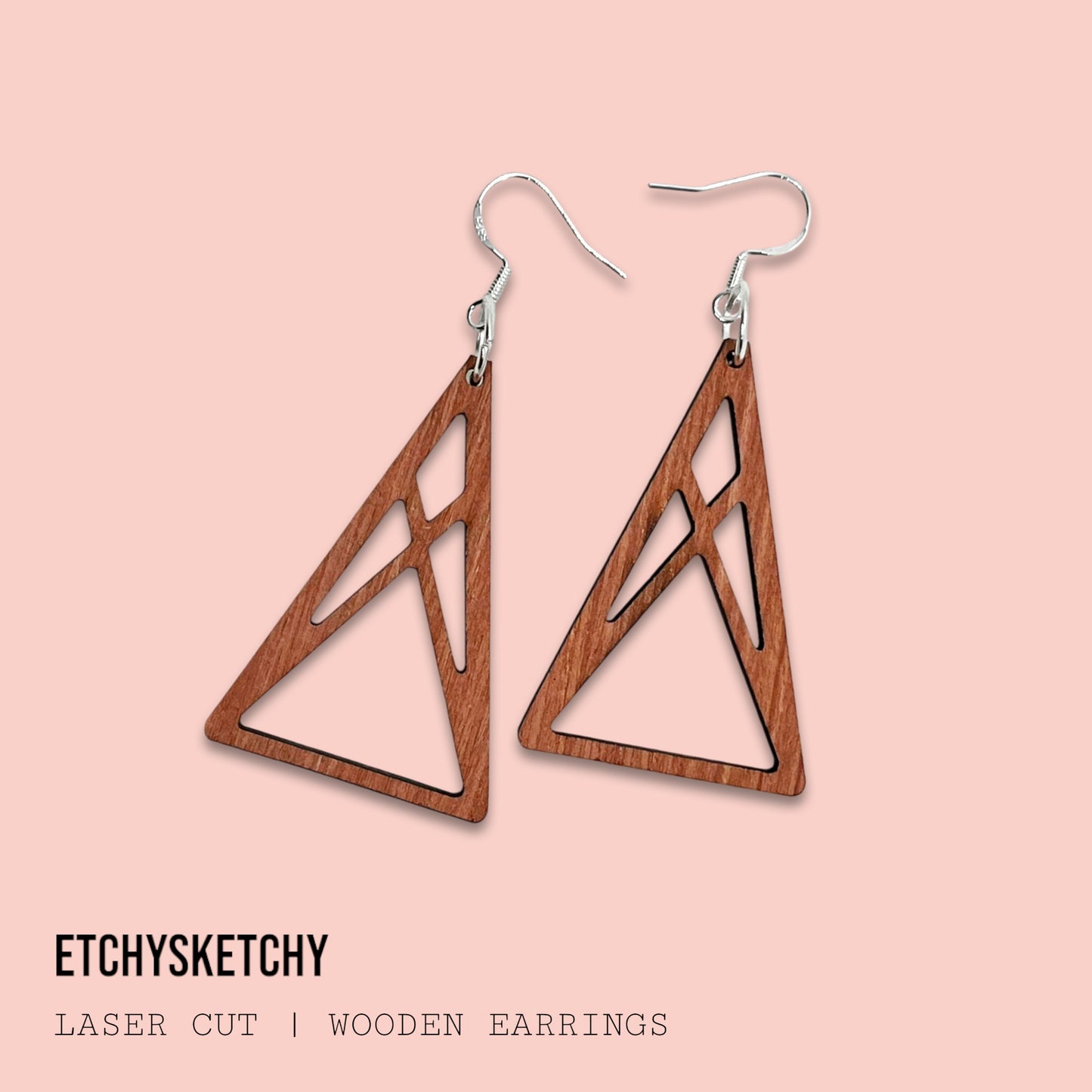 Earrings - Wooden - Organic 004