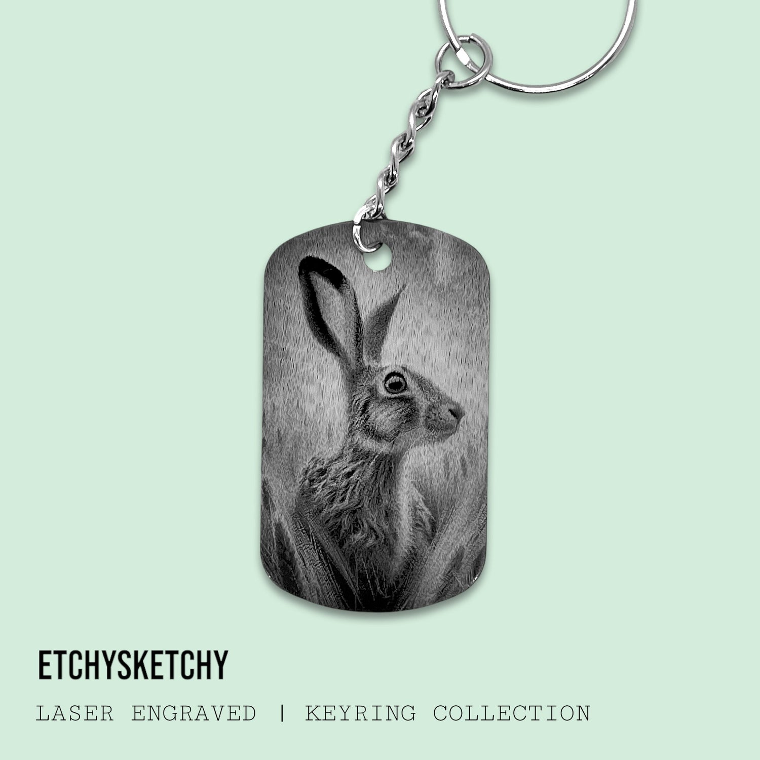 Aluminium Keyrings