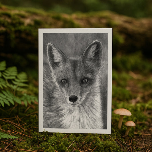 Bracken Watch – Fox A4 Fine Art Print