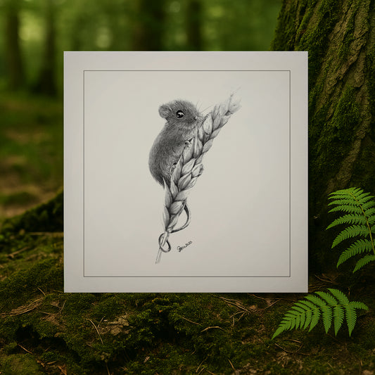 Mouse | 300mm Square Print