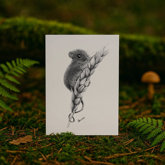 Wheatgrasp - Mouse Notecard