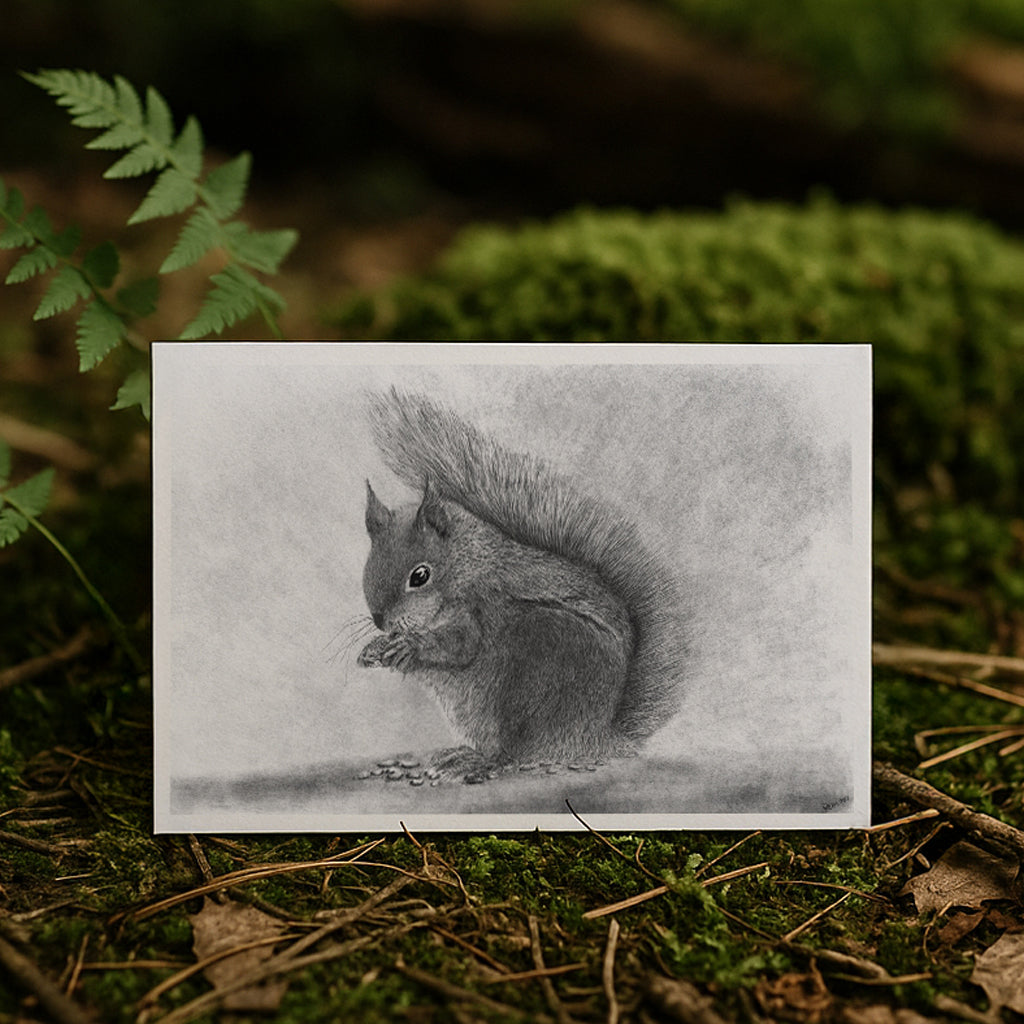 Stillness – Squirrel A4 Fine Art Print
