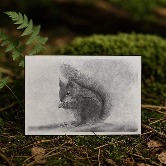 Stillness – Squirrel A4 Fine Art Print