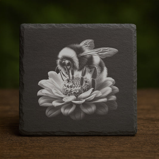 Slate Coaster - Bumblebee 003
